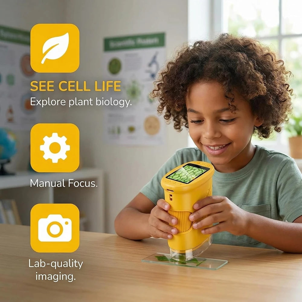 Microscop digital portabil pentru copii
