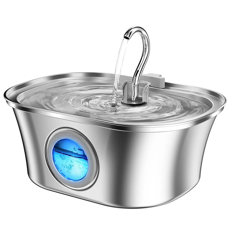 Fântână de apă din oțel inoxidabil – Argintiu