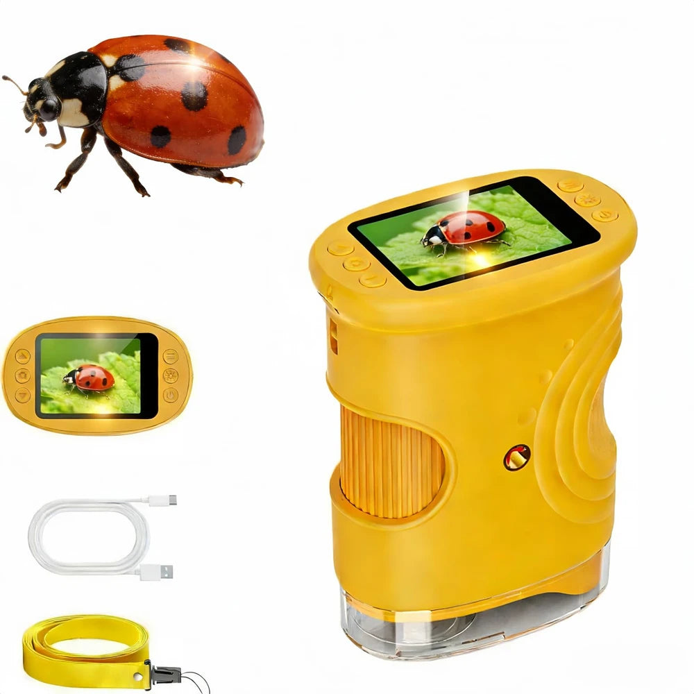 Microscop digital portabil – Portocaliu